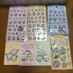 うさぎ・ちいかわ・ハチワレ　シール　ノート
