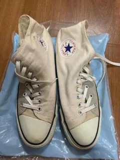 希少）CONVERSE ALL STAR ベージュ ハイカットスニーカー