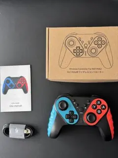 【新品・未使用】無線コントローラー NS1/NS2対応 青赤黒