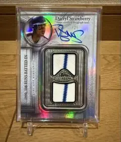 topps sterling Darryl Strawberry auto
