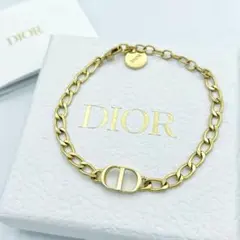 【美品】DIOR Petit CD ゴールド 喜平 チェーン ブレスレット