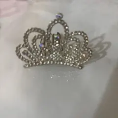 体育祭 シルバー ティアラ型ヘアアクセサリー