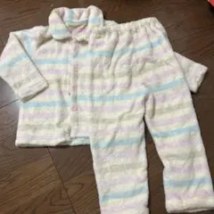 今だけ800円✴︎ストライプ　フリース　パジャマ 110cm