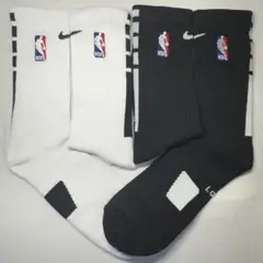 ★新品★ナイキNIKE NBA（26～28cm）スポーツバスケソックス靴下2足