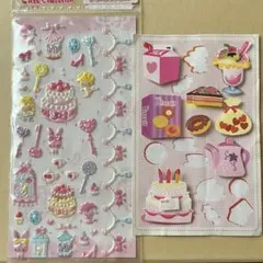 可愛い　立体シール　おすそ分け