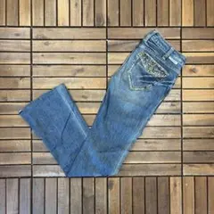 J&Company ストレッチ ローライズ フレア デニムパンツ ブーツカット