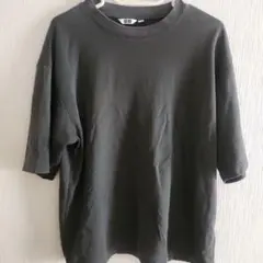 ～UNIQLO U～ エアリズムコットンオーバーサイズモックネックＴ
