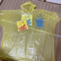 スヌーピー　ポンチョ　レインポンチョ　USJ  未開封2枚 ＋おまけ1枚