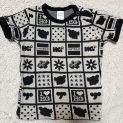 ヒスミニプリント Tシャツ 90㎝