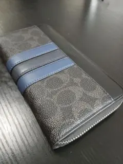 確実正規品✨️【極美品】COACH ラウンドジッピーウォレットのサムネイル