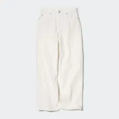ユニクロ バギージーンズ オフホワイト