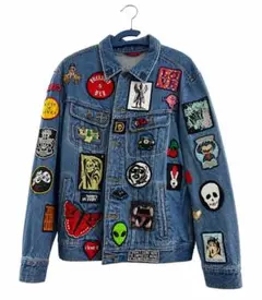 Supreme カスタム デニムジャケット パッチワークのサムネイル