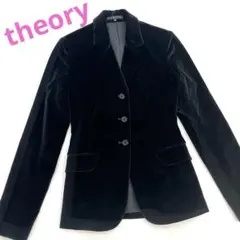 theory ベロア ベルベット　テーラードジャケット サイズ0