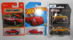 模型跑車保時捷三台