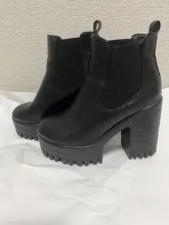 GRL 厚底サイドゴアブーツ ブラックのサムネイル