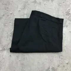 激レアサイズ　W55　ディッキーズ　ダブルニー　ワークパンツ　古着　ブラック
