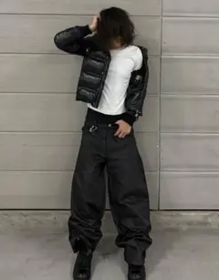 goar.archive STRAPPED OIL FLARE PANTS S - メルカリ