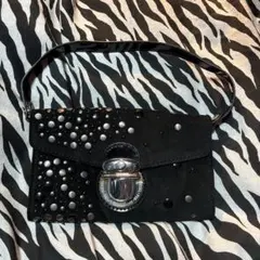 ディーゼル DIESEL クラッチバッグ ハンドバッグ 黒 中古