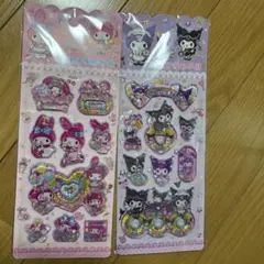 My Melody & Kuromi シールセット 2枚入り