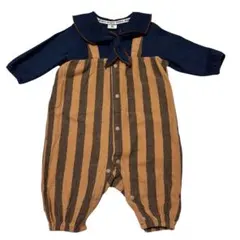 【セット販売可】&mignon アンドミニョン サロペット風 ロンパース