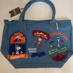 ROOTOTE スヌーピー ビーグルスカウト デニムトートバッグ