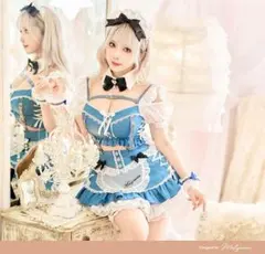 マリームーン Malymoon シュガーブルーサスペンダーデニムメイド