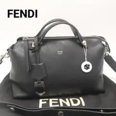 未使用に近い✨フェンディ　2wayバッグ　レザー　ブラック　黒のサムネイル