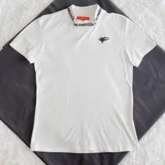 BEAMS GOLF　ビームスゴルフ　半袖　モックネック　ゴルフウェア　M　白のサムネイル