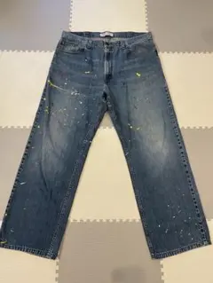 Levi's リーバイス569 ルーズストレート　デニムw38 ペンキ