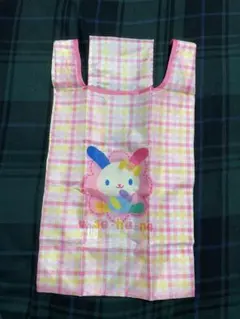 サンリオ　ウサハナ　サンキューマート　ギンガムチェック　エコバッグ　折りたたみのサムネイル