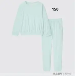 GIRLS フリースセット（長袖）ライトグリーン