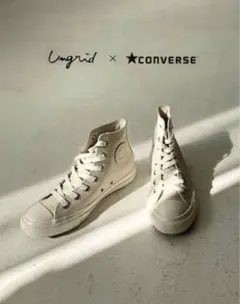 Ungrid x CONVERSE ハイカットレザースニーカー