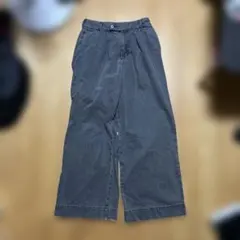 soerte ワイドフレアストレートデニム　y2k