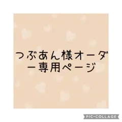 つぶあん様　オーダー専用ページ