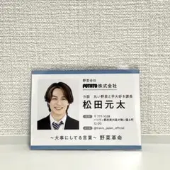 【最終値下げ】POTATO 名刺風カード TravisJapan 松田元太