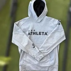 ATHLETA グレー パーカー フード付き 160-165cm