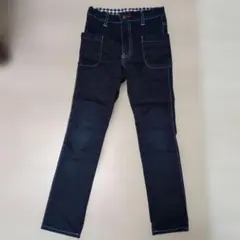 ダークブルー スリムフィットパンツ