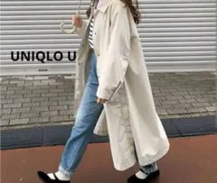 【新品未使用】ユニクロ ライトロングコート　S