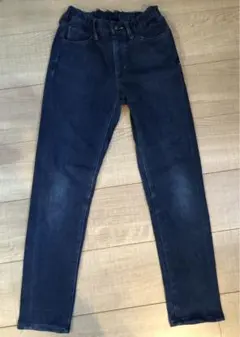 UNIQLO ヒートテック　パンツ　140 青　デニム