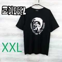 DIESEL●ディーゼル＜ビッグサイズ デカロゴ Tシャツ＞M2134m