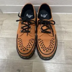 Dr. Martens スエード クリーパーシューズ オレンジのサムネイル