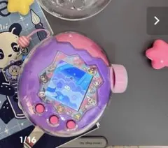 たまごっちパラダイスのクリアケース(キャップ付き) 保護フィルム付き