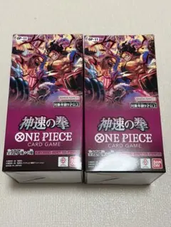 ワンピースカード】神速の拳 BOX テープカット未開封 - メルカリ