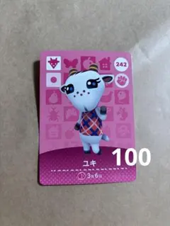 amiibo カード　あつ森　どうぶつの森　ユキ