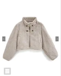 GRL ファーショート丈コート