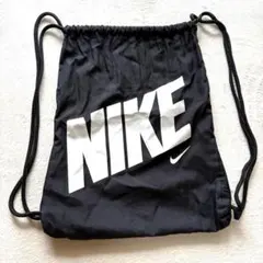 NIKE 【ナイキ】ブラック ナップザック 黒 ジム バックパック ビンテージ