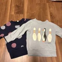 2枚セット90cm トレーナー