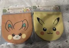 一番くじ　ピカチュウ　パモ　巾着