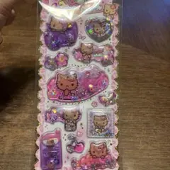 日焼けキティ　キラキラ　ウォーターinシール