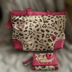 ハローキティ ヒョウ柄 トートバッグ セット